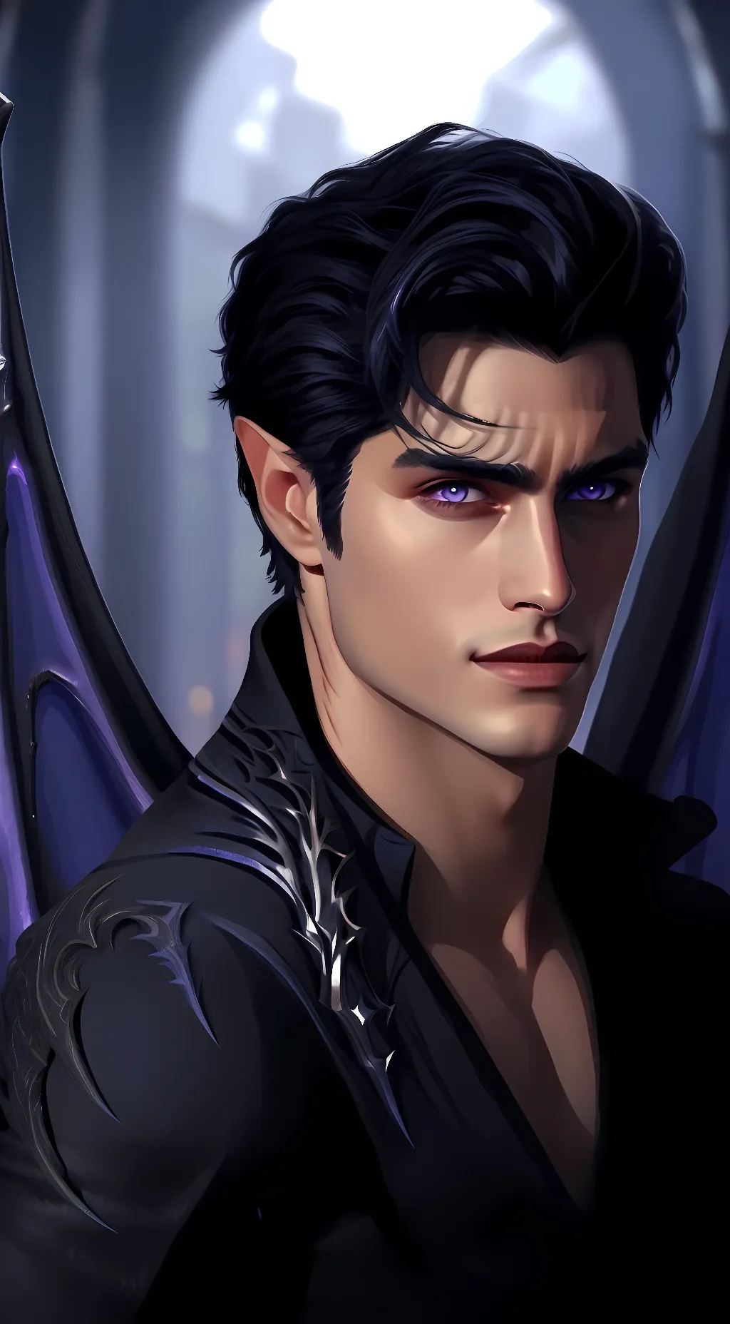 ai character: Rhysand background