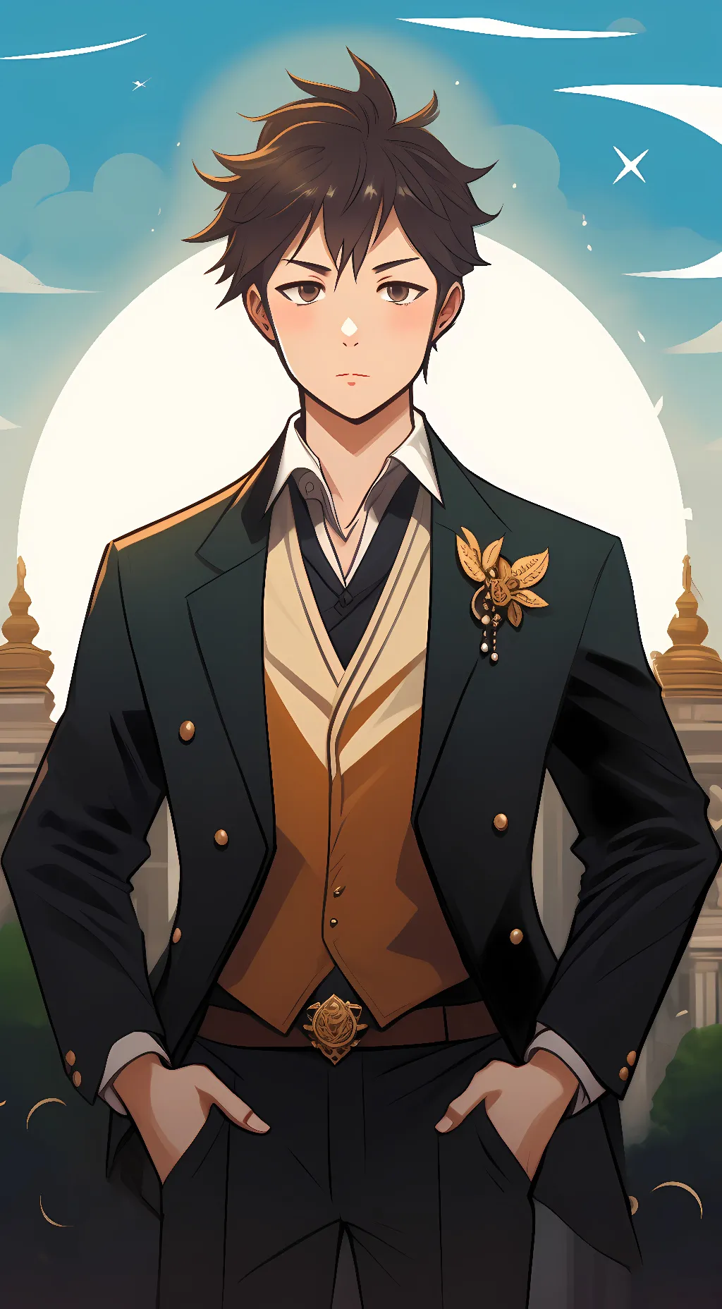 ai character: Radio  background