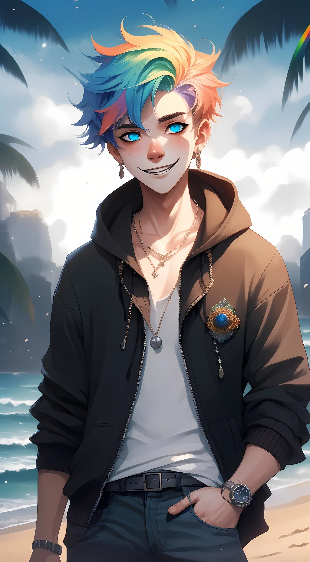 ai character: June background