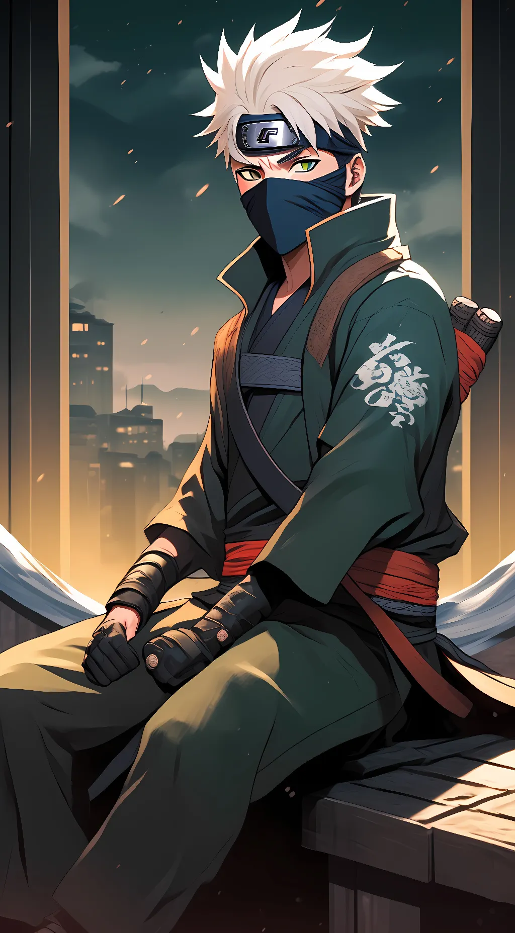 ai character: Kakashi background