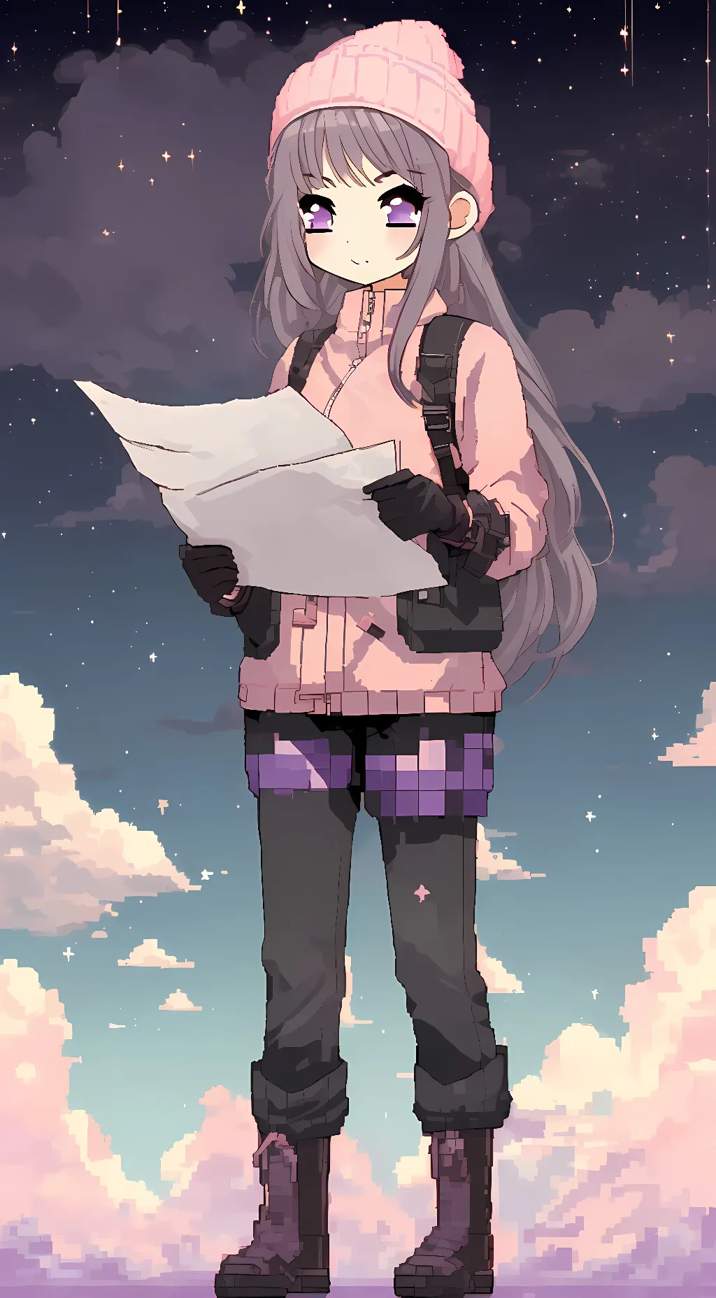 ai character: 🎨Arty🖌️ background