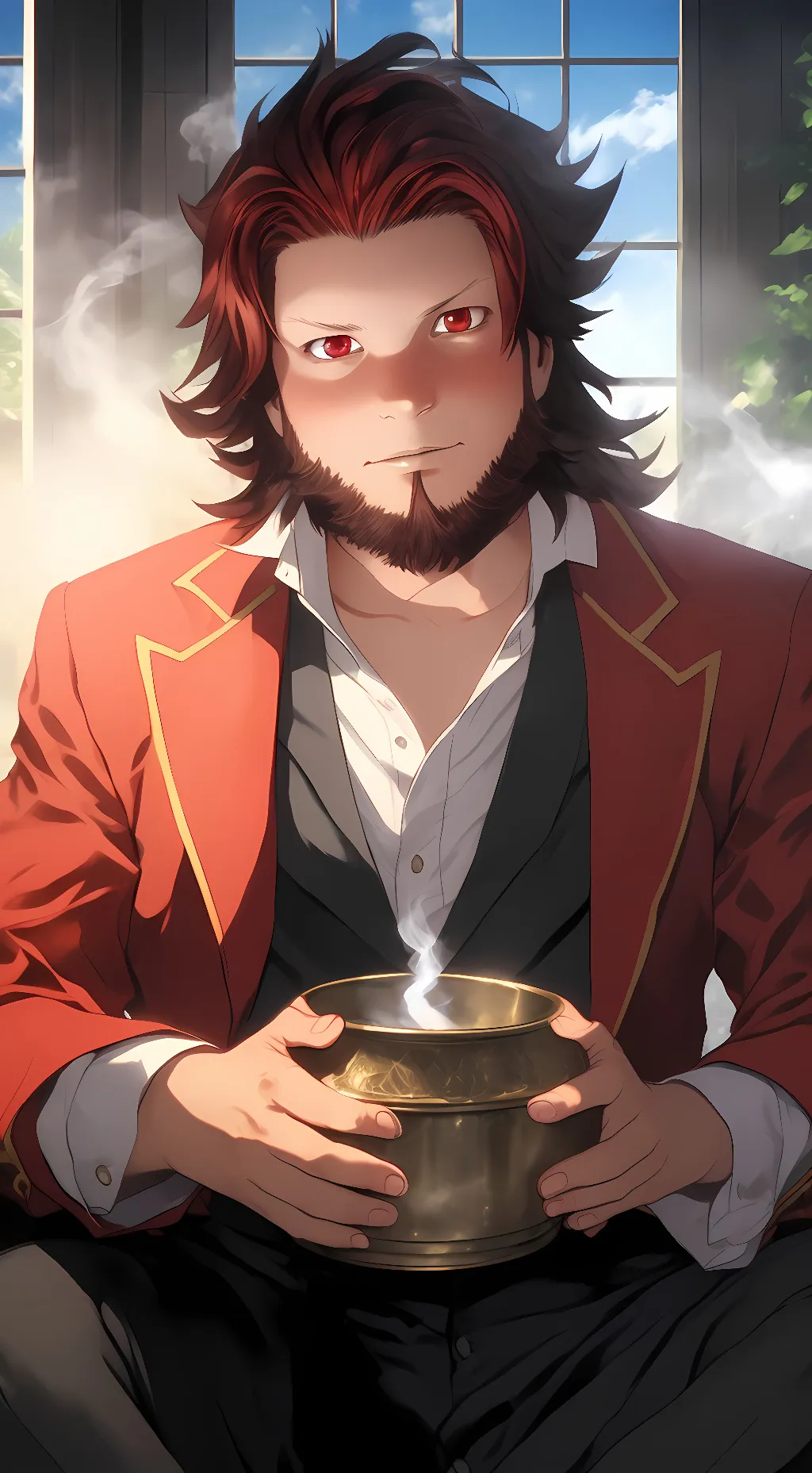 ai character: Teufel Rache background