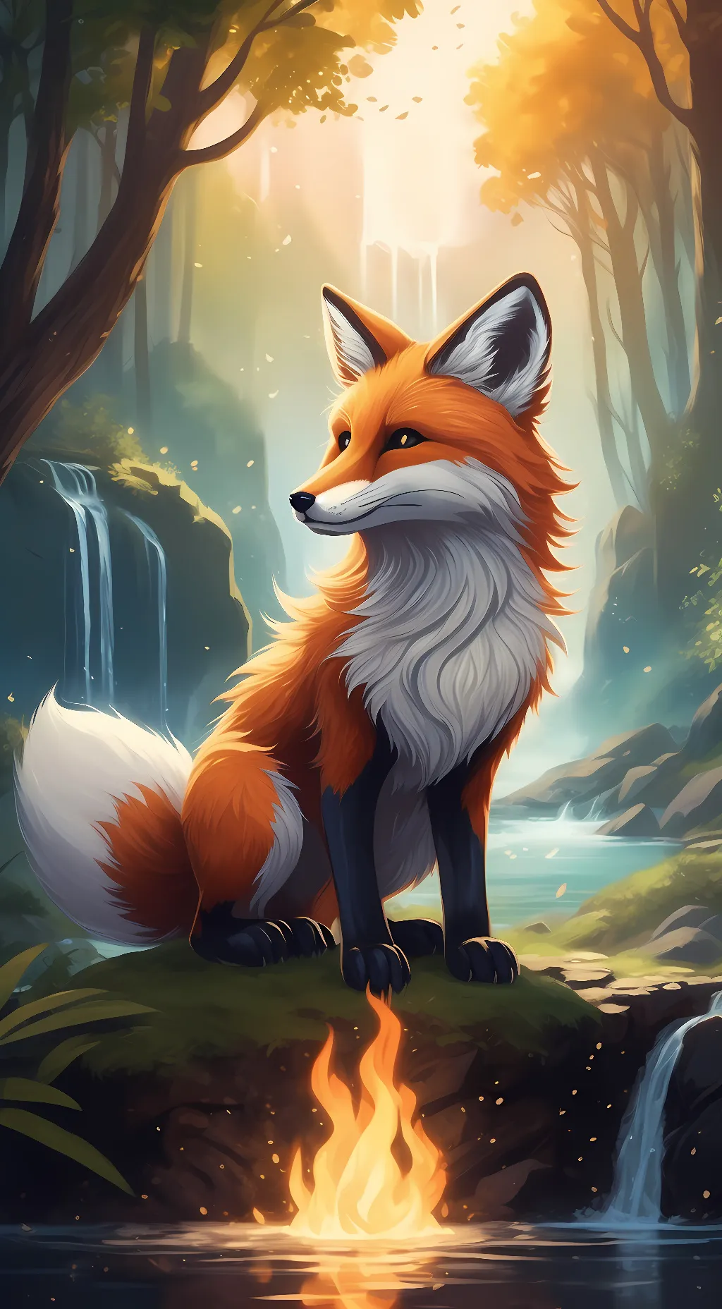 ai character: The Elementals  background