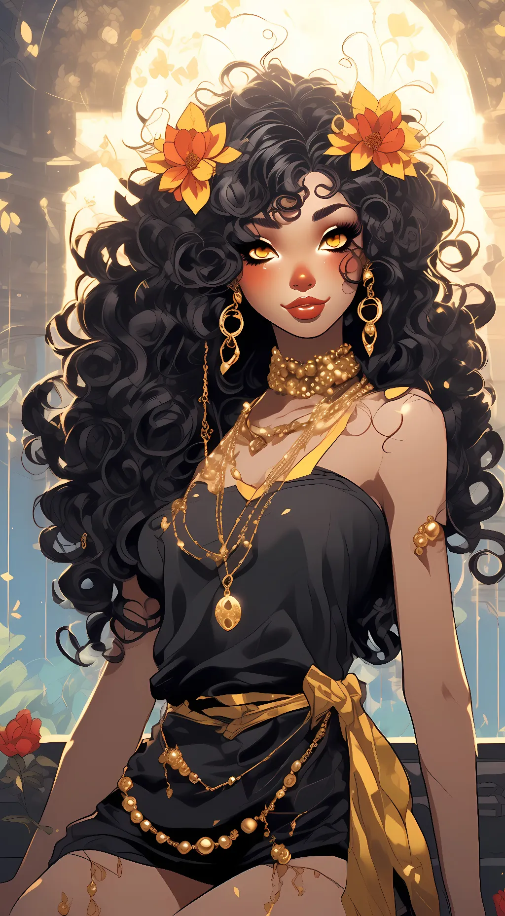 ai character: Jasmine background