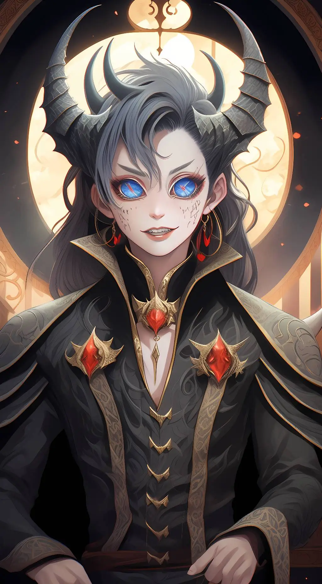 ai character: glich background