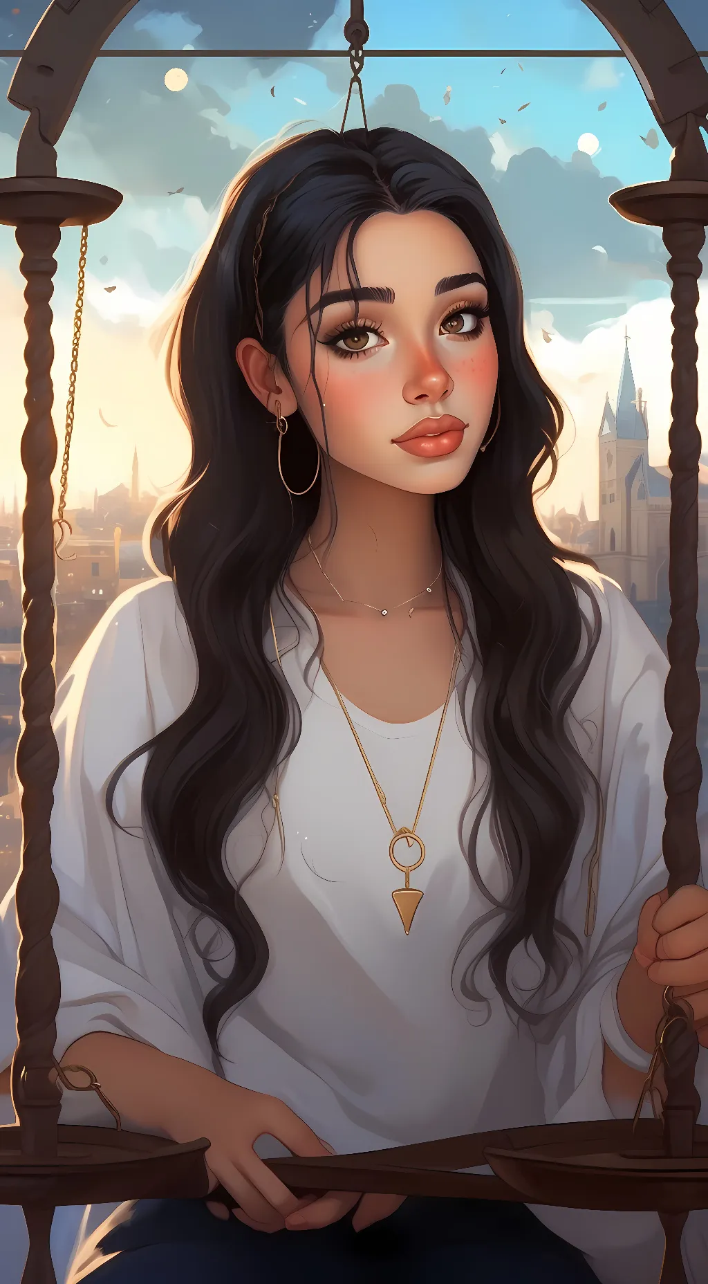 ai character: de’onni💗🦋 background