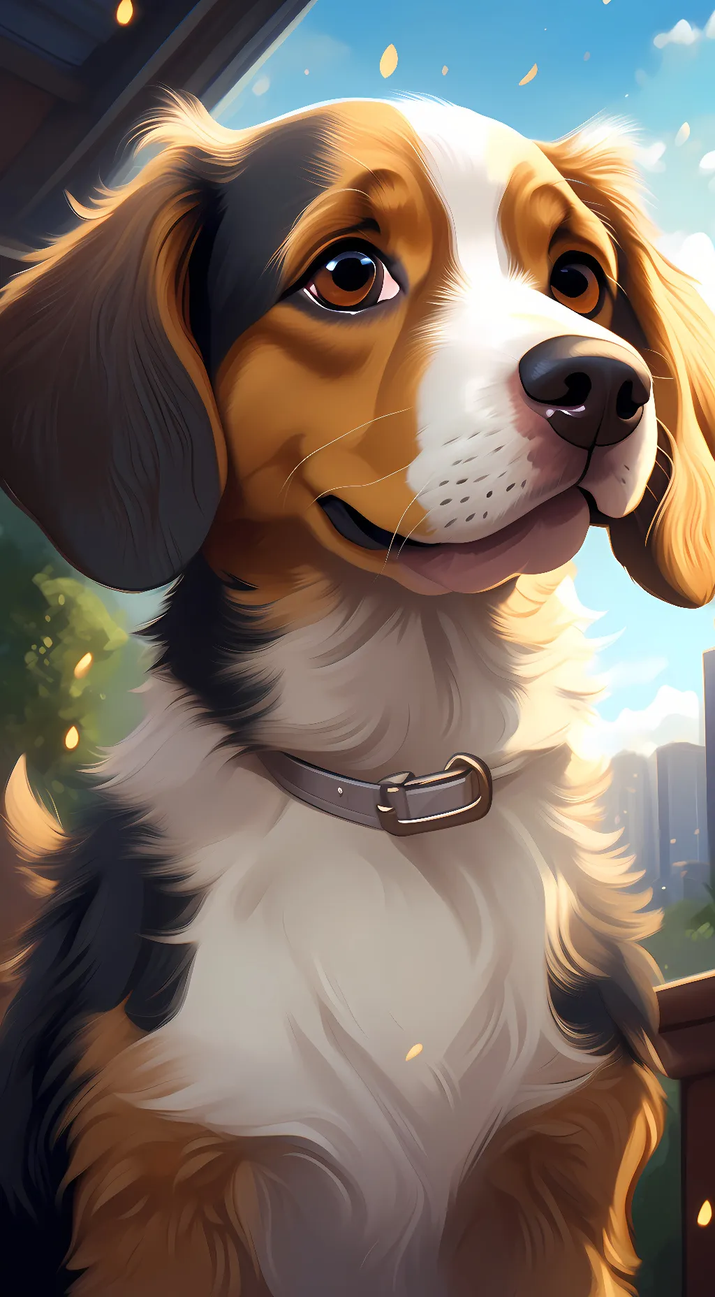 ai character: ginger background