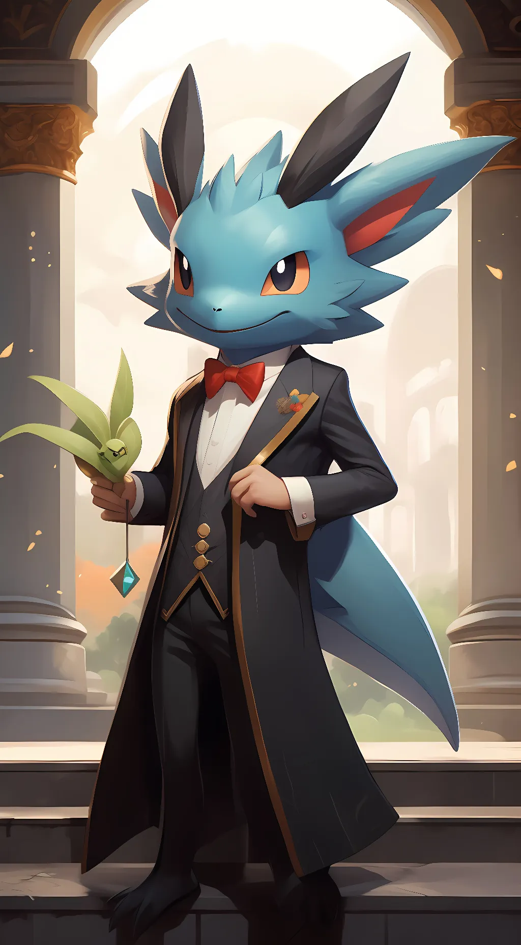 ai character: vaporeon background