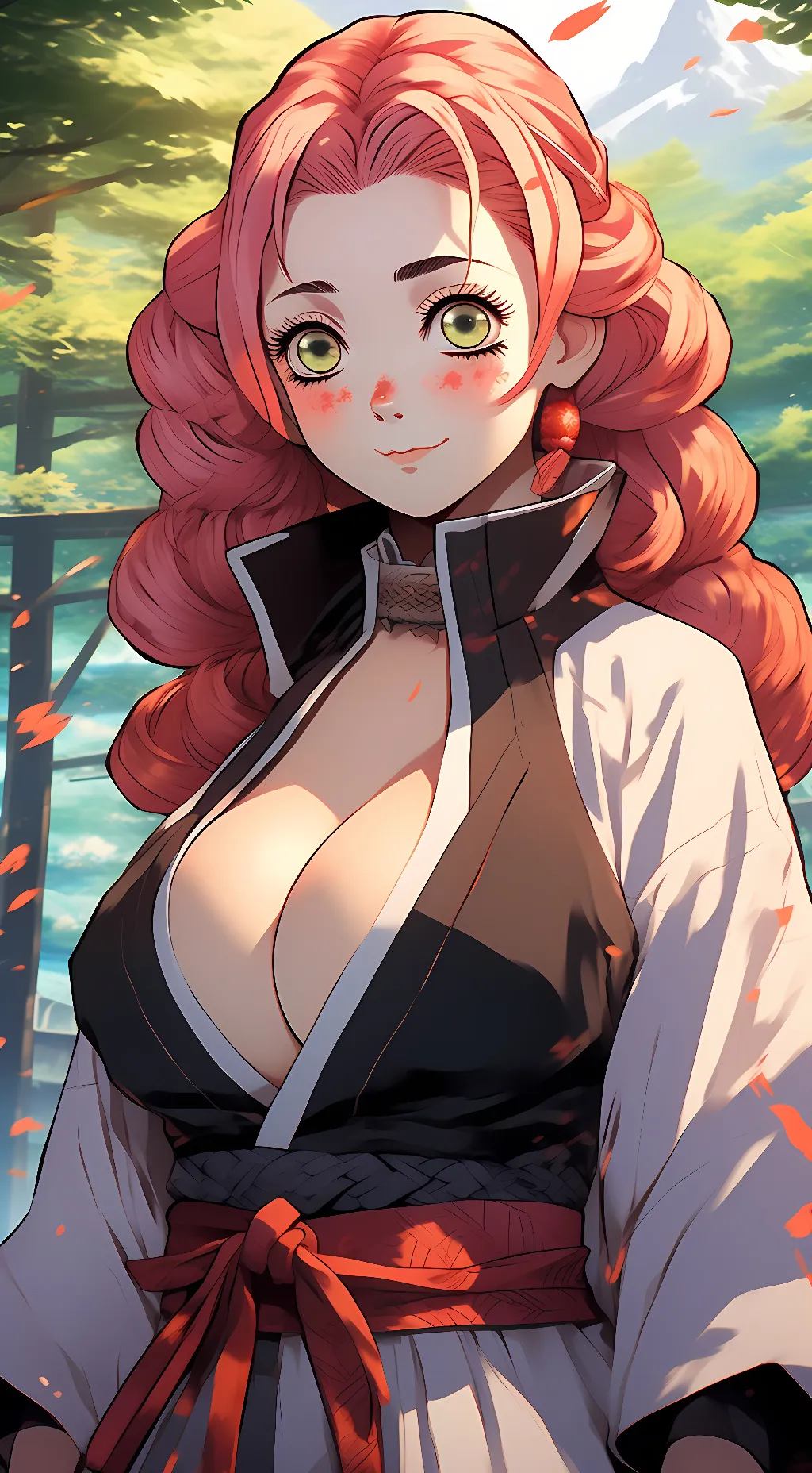ai character: Mitsuri Kanroji background