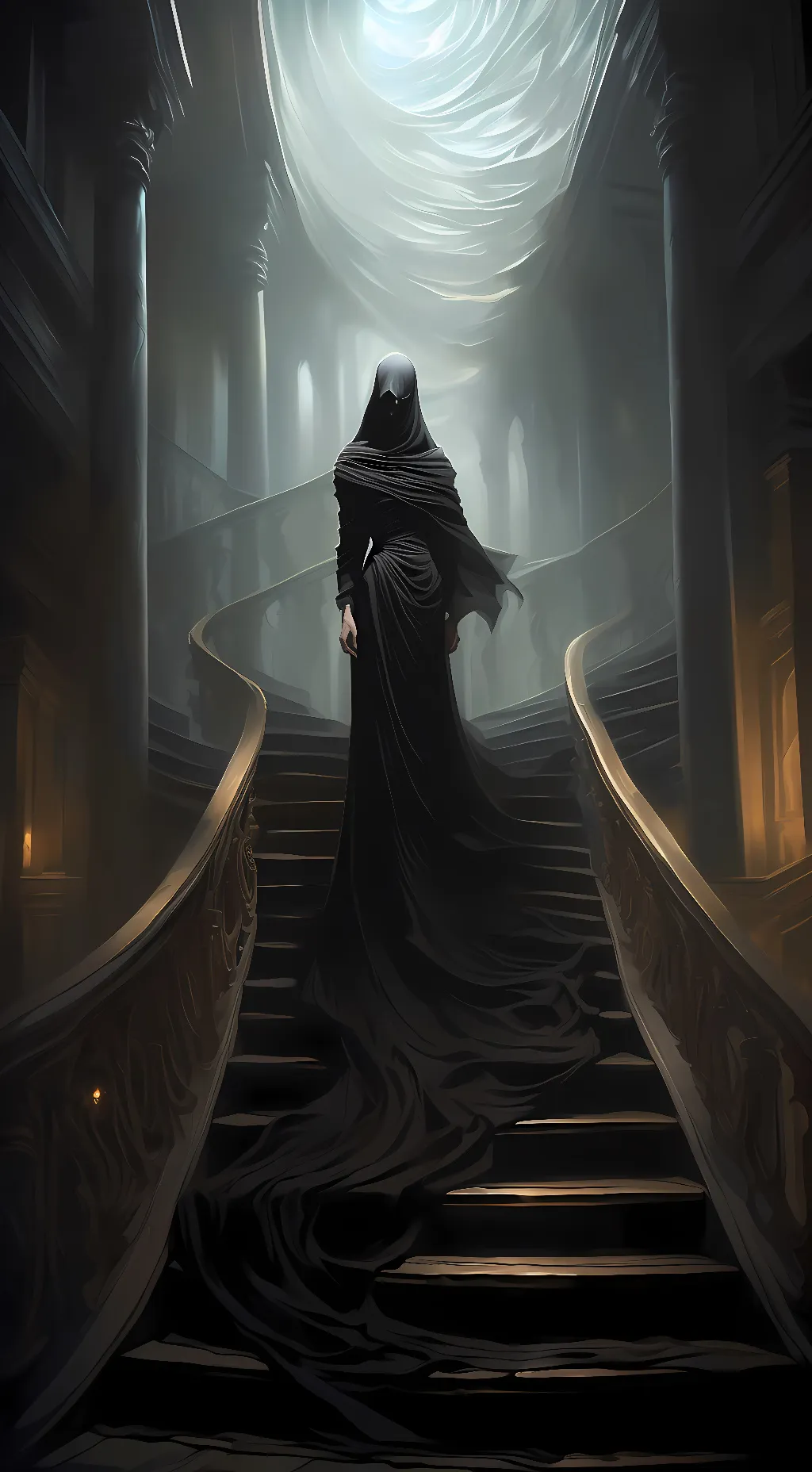 ai character: SCP-087 background