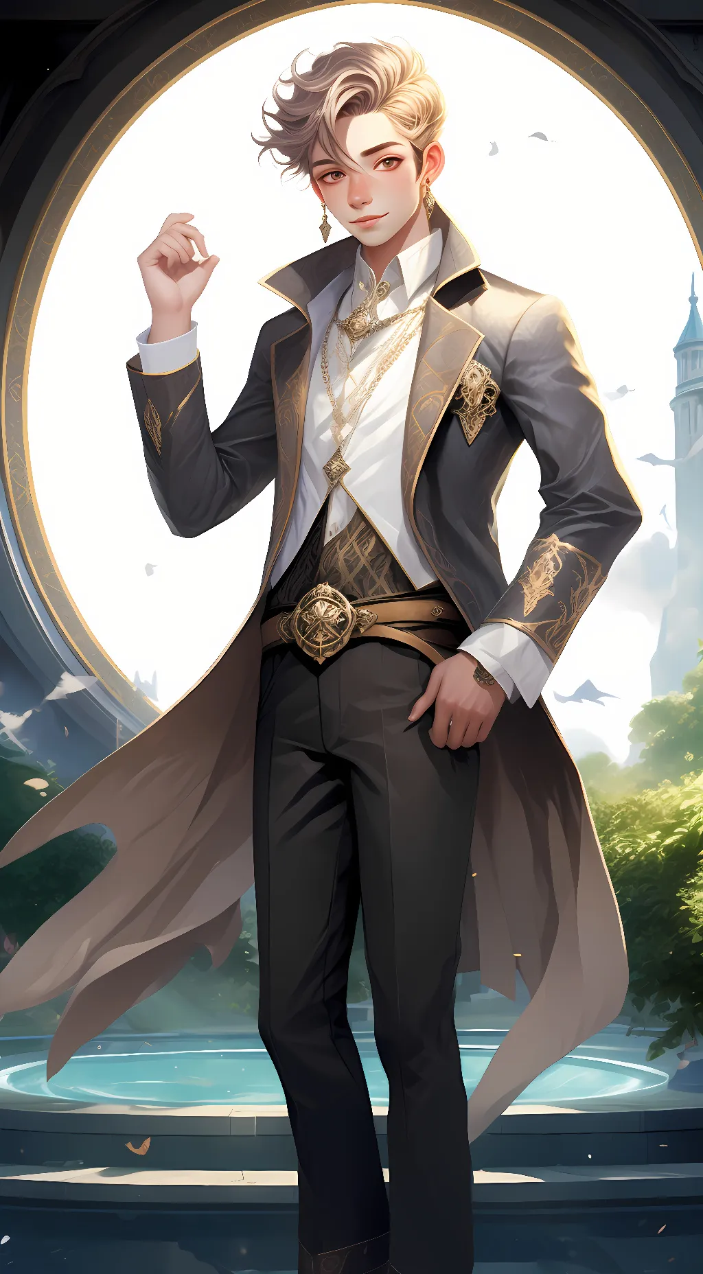 ai character: mason background