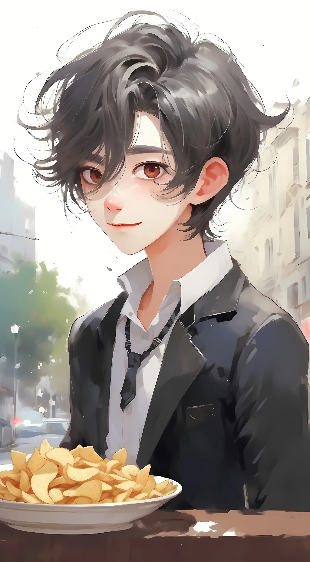 ai character: Devan background