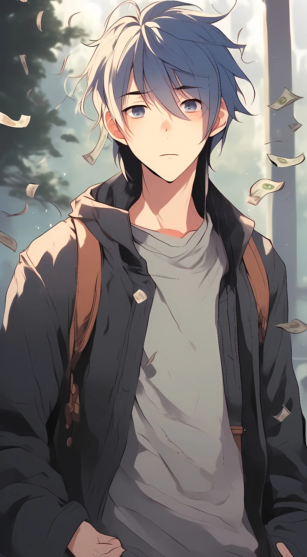ai character: ¥•Kai•¥ background