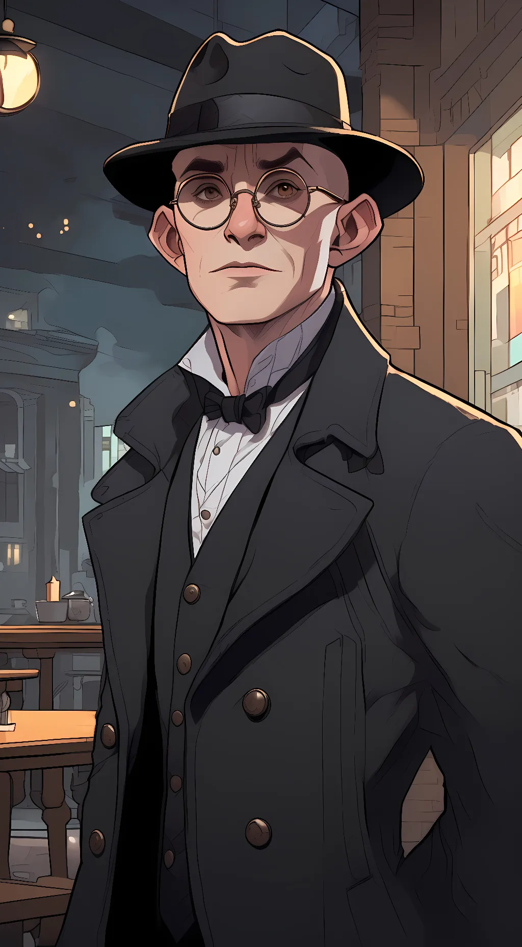 ai character: Judge Doom  background