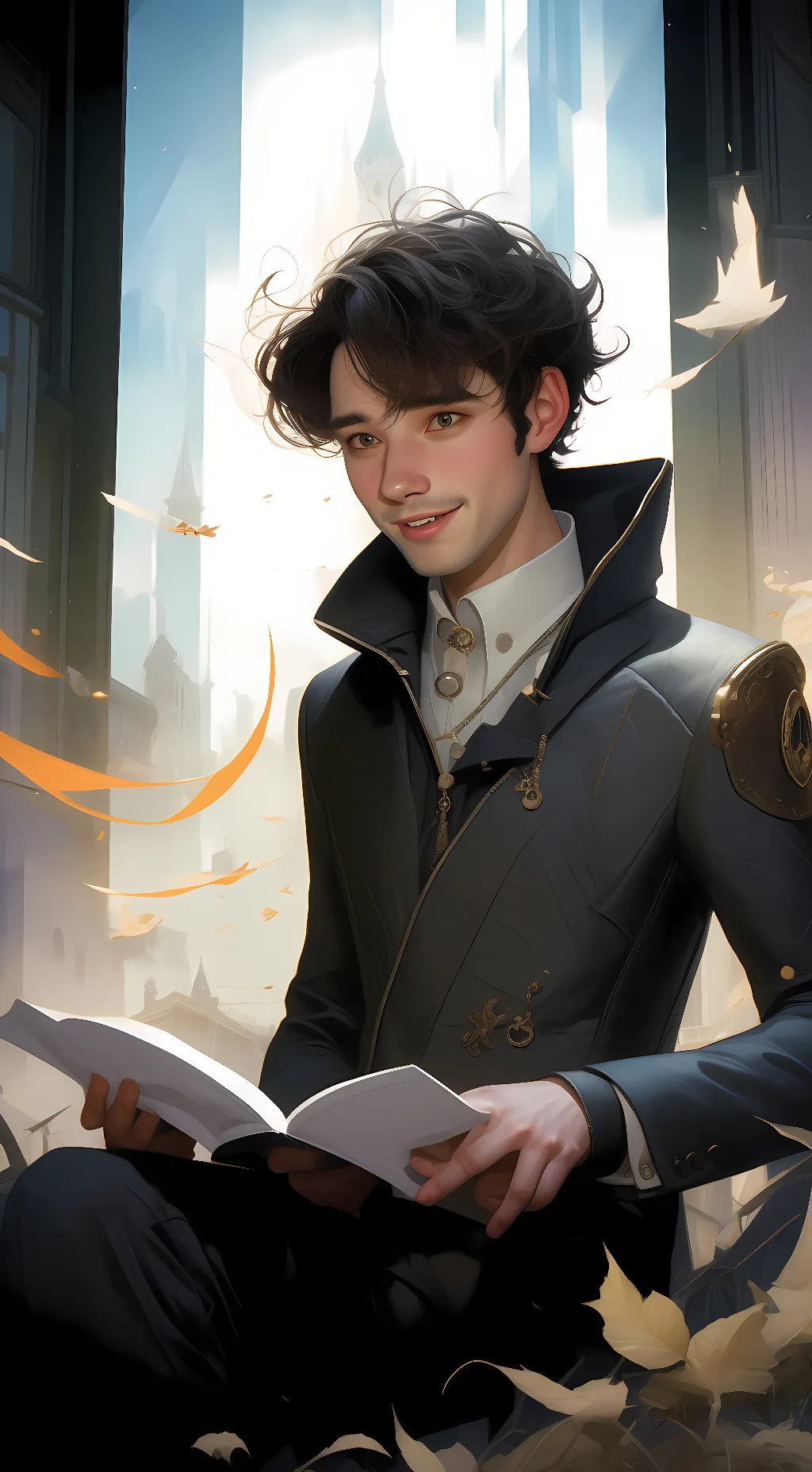 ai character: Willbur soot background