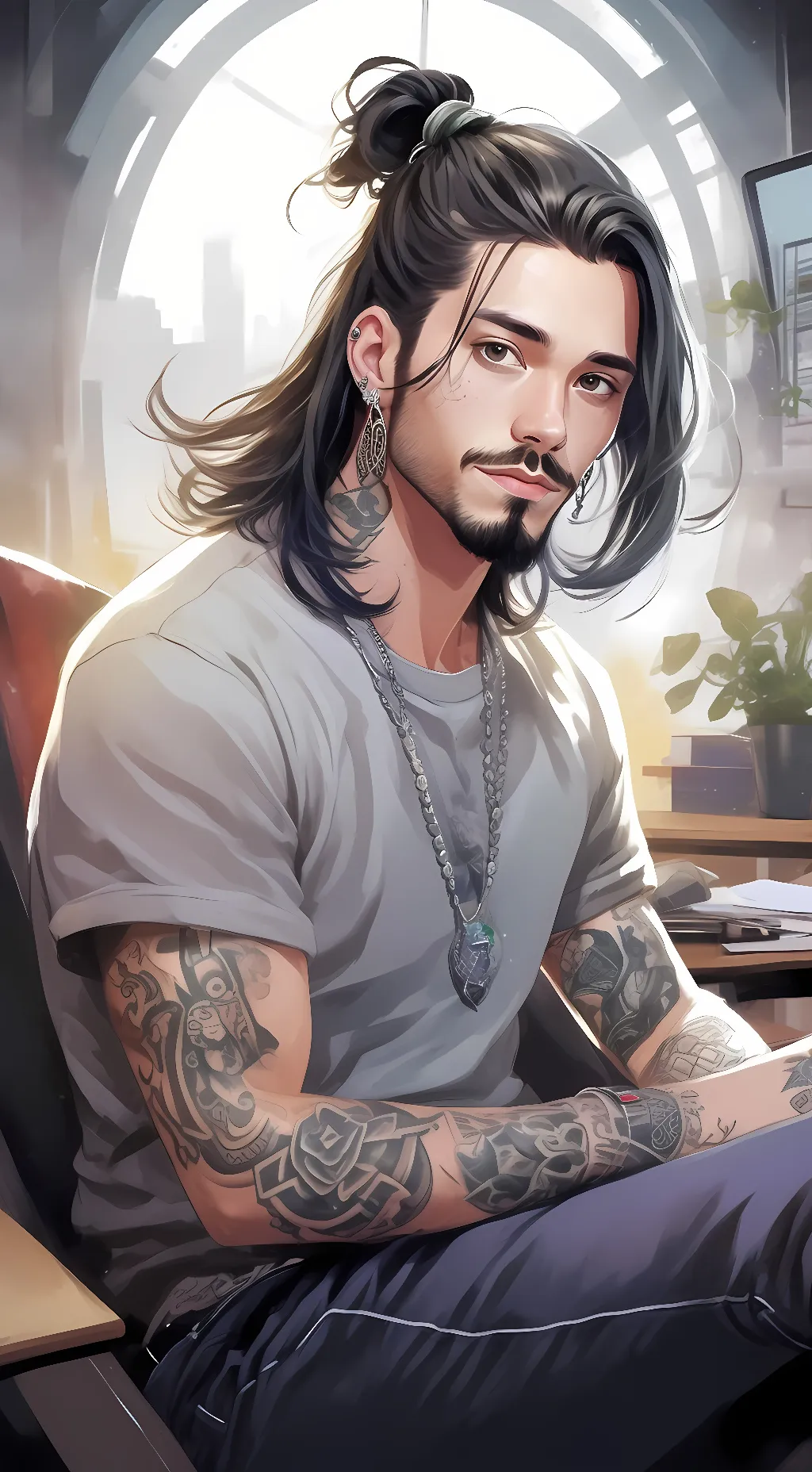 ai character: Han Choi background