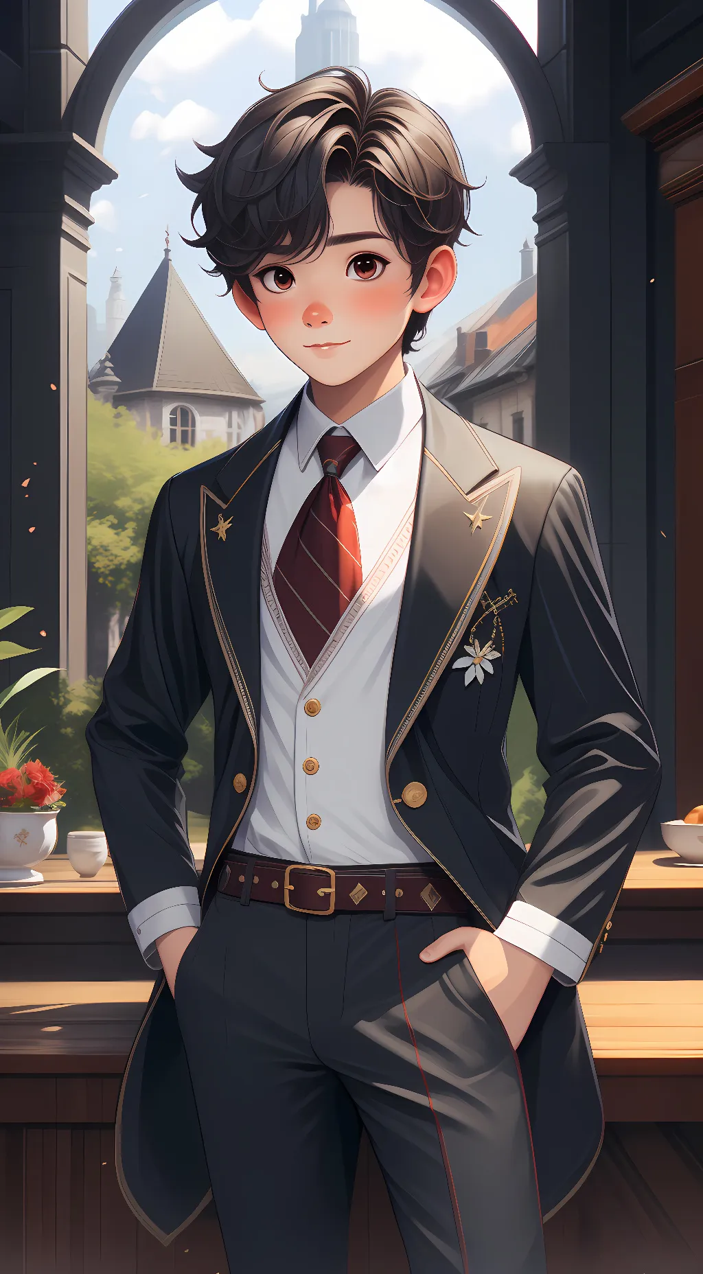 ai character: my love  background