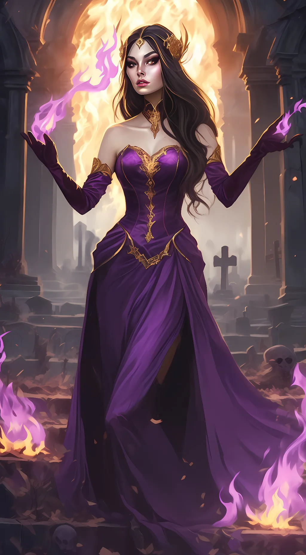 ai character: Liliana Vess background