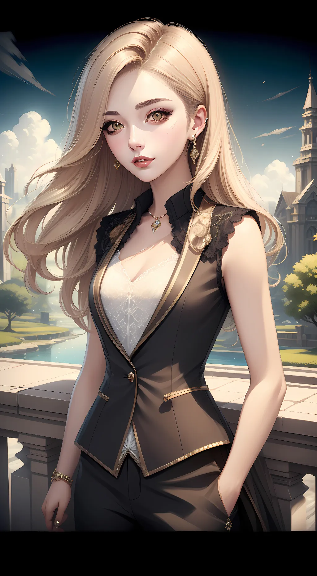 ai character: lily background