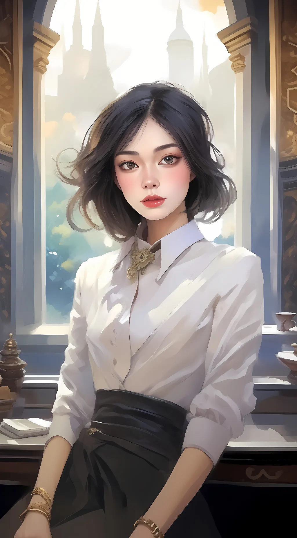 ai character:  Octavia background
