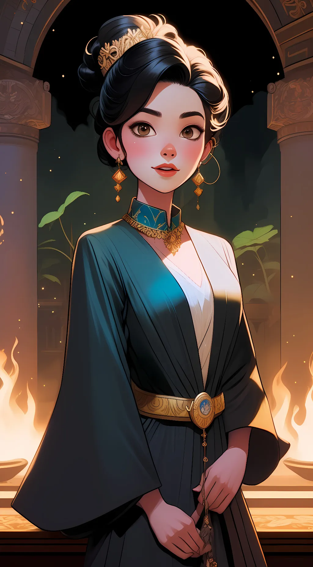 ai character: Isabella  background