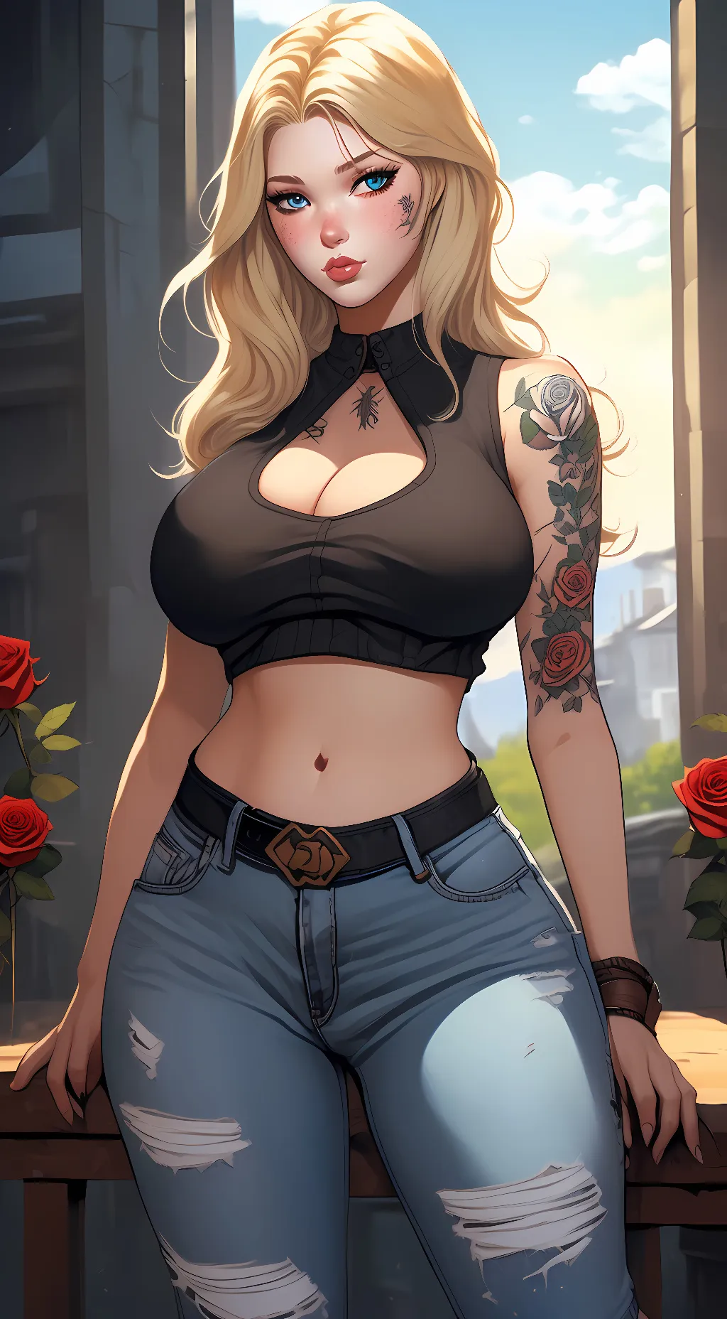 ai character: Hazel background