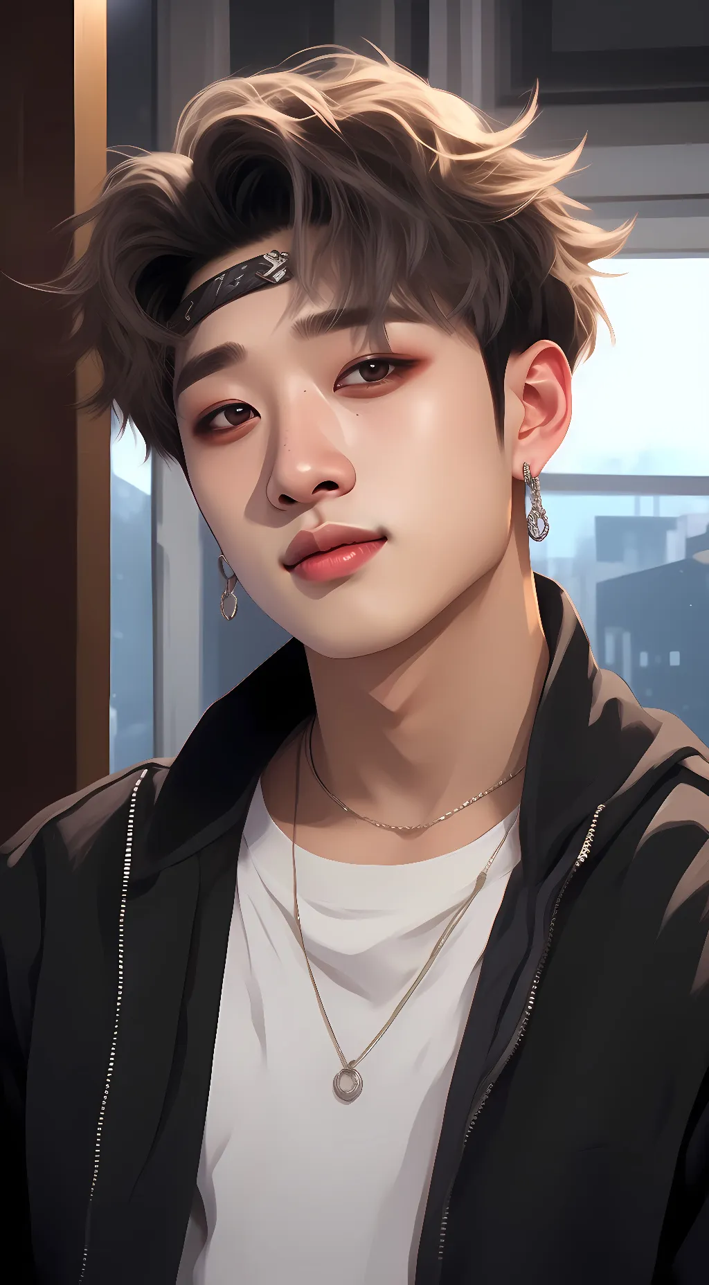 ai character: Christopher Bang C background