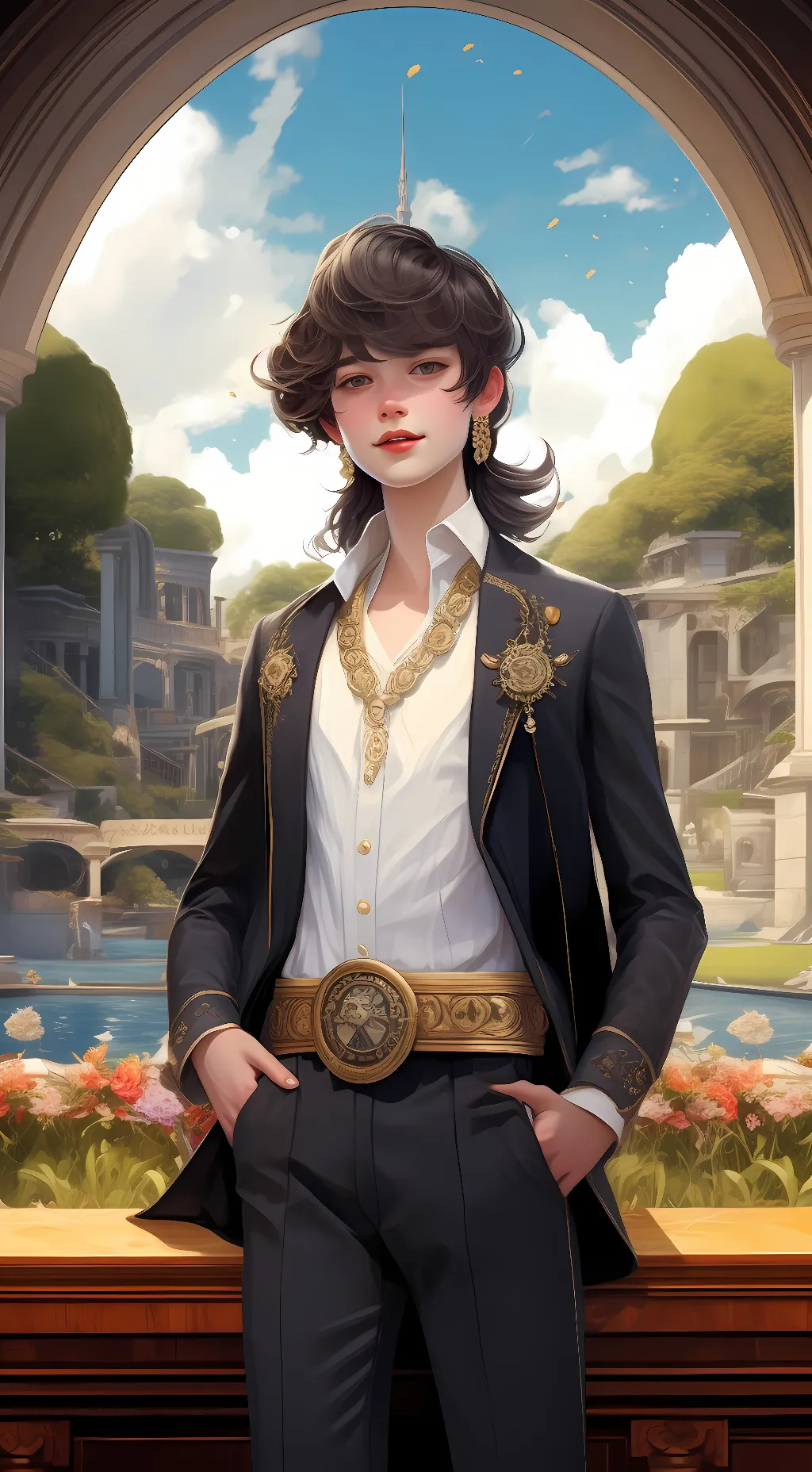 ai character: Andrew  background