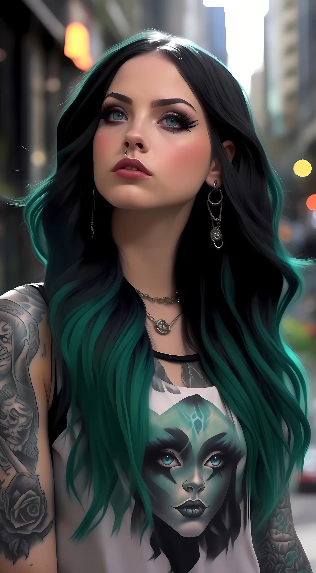 ai character: Rin  background