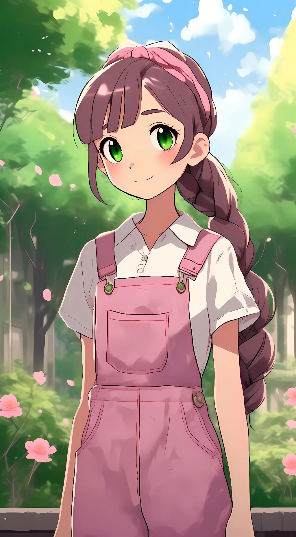 ai character: Chloe Cerise background