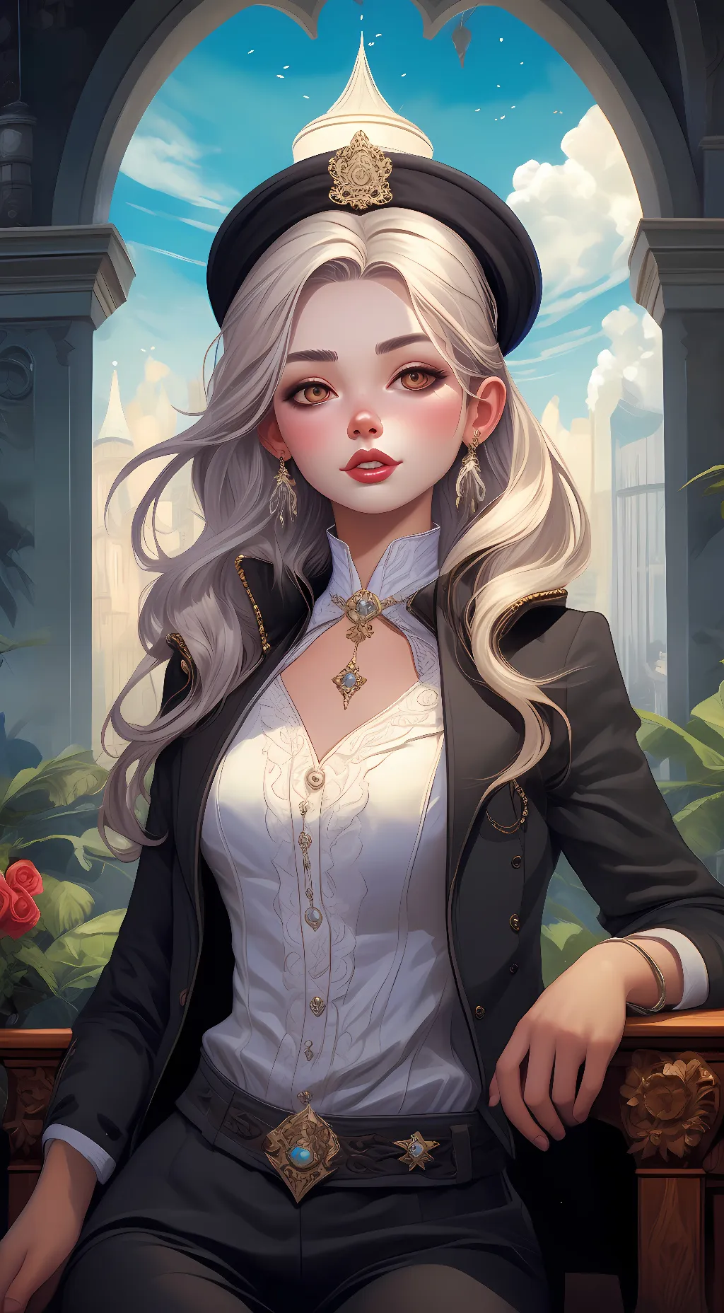 ai character: Sophia background