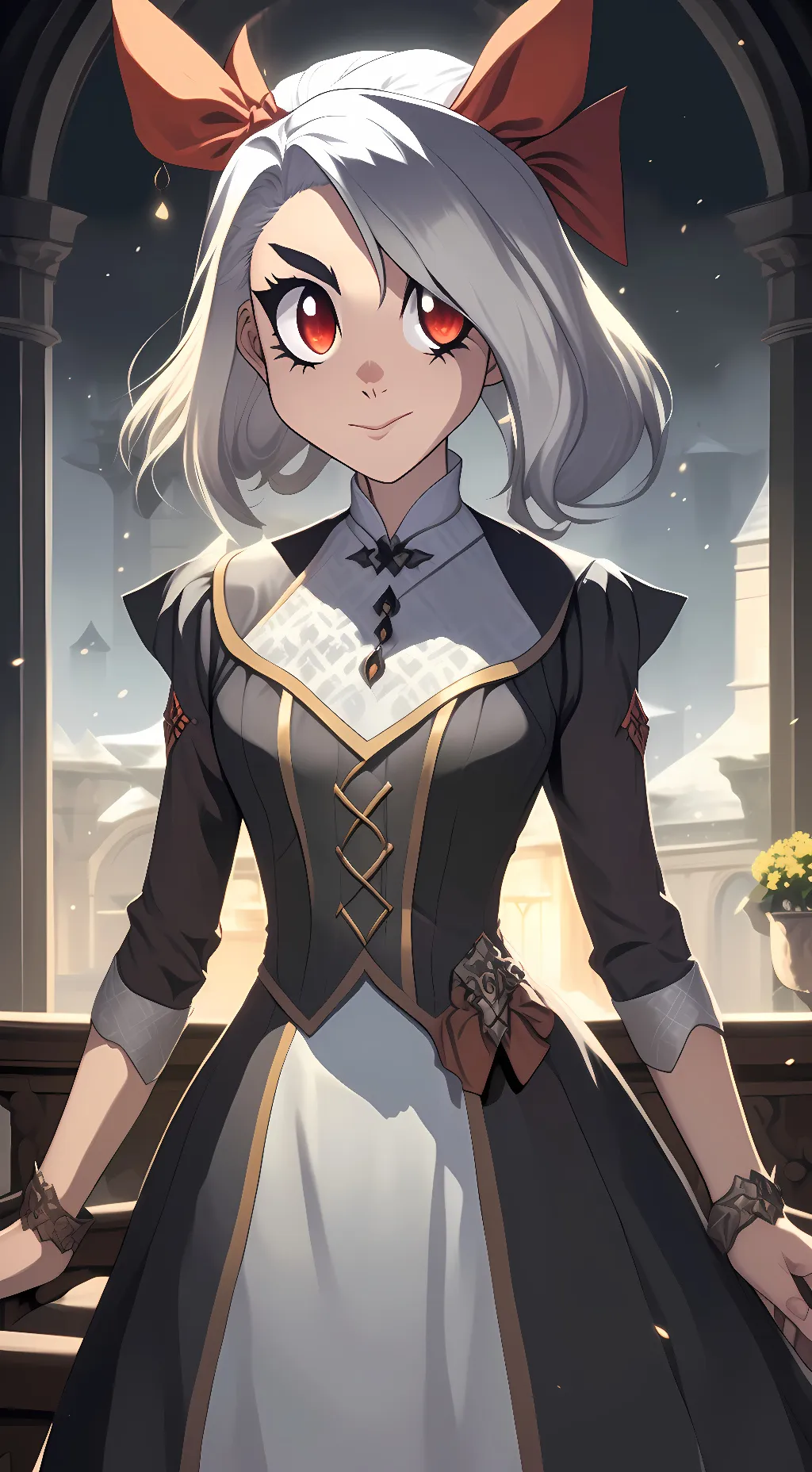 ai character: Vaggie  background