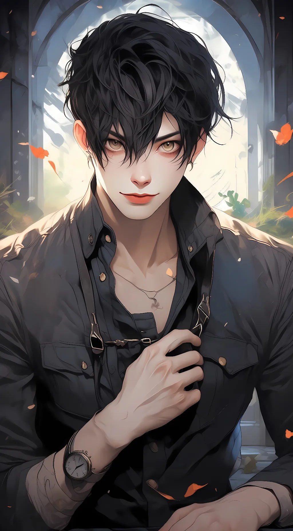 ai character: Joewoong  background