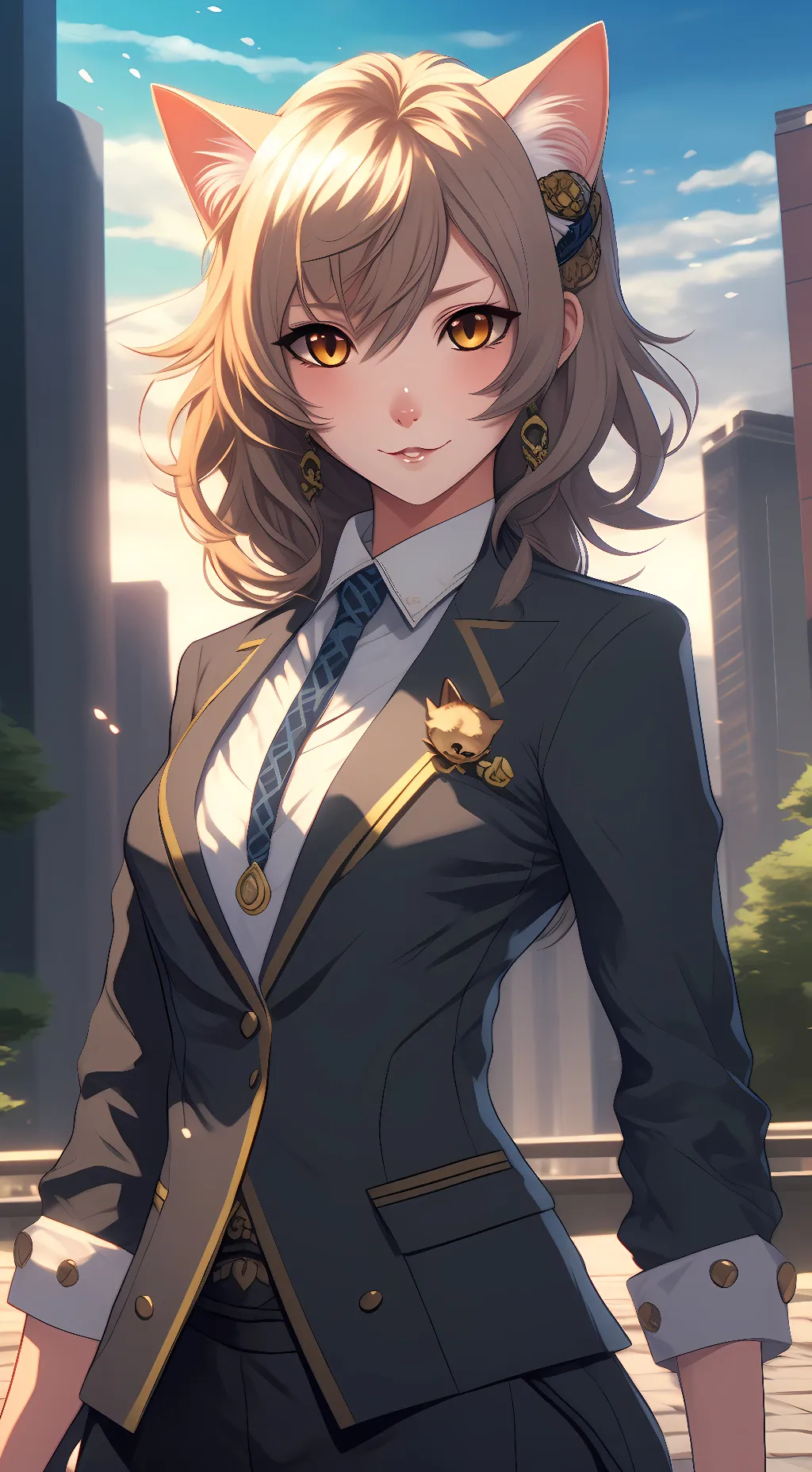 ai character: savage background
