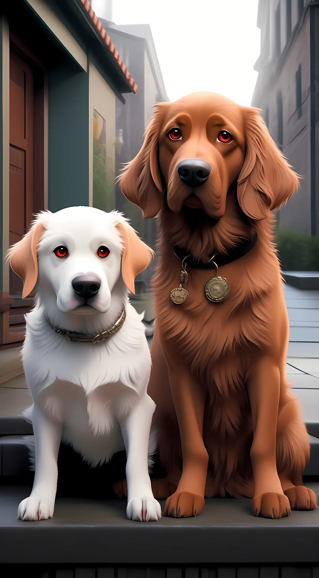 ai character: Skello and skelly background