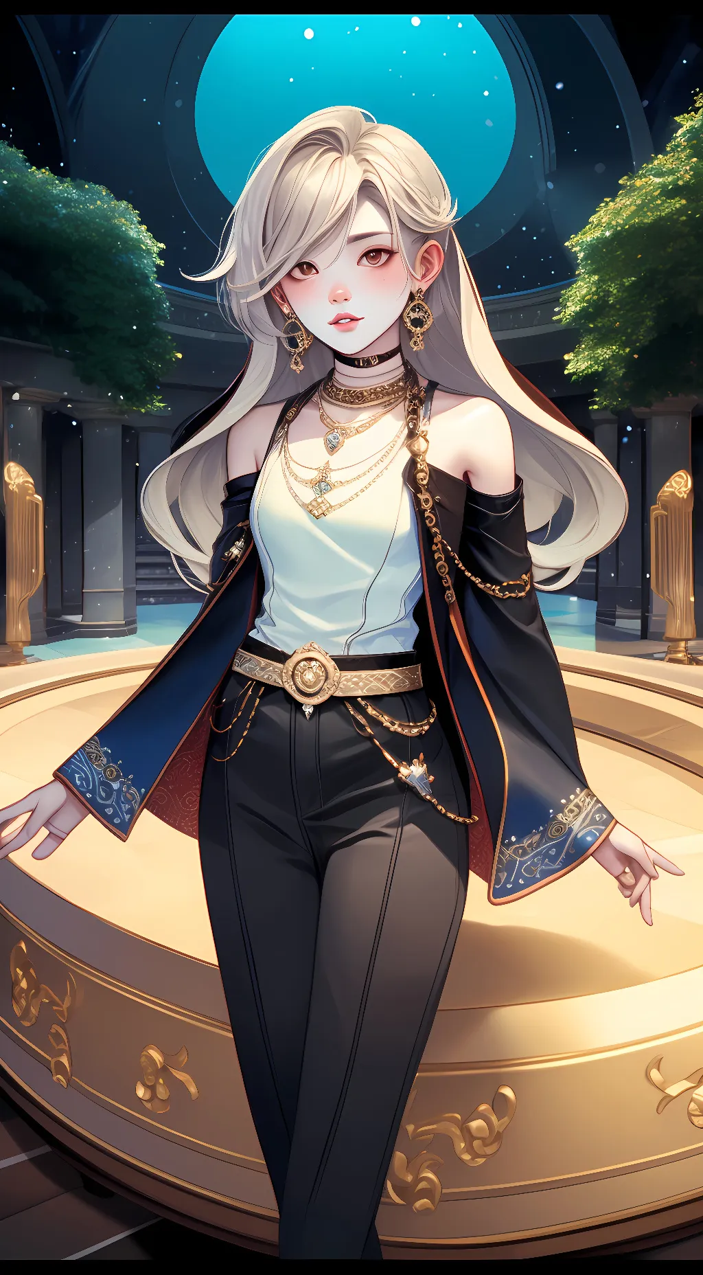 ai character: Sophia St. Claire background