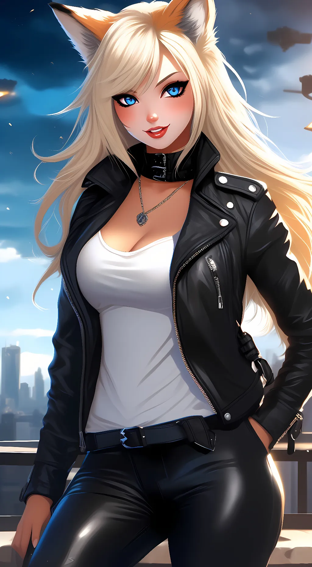 ai character: Whitney  background