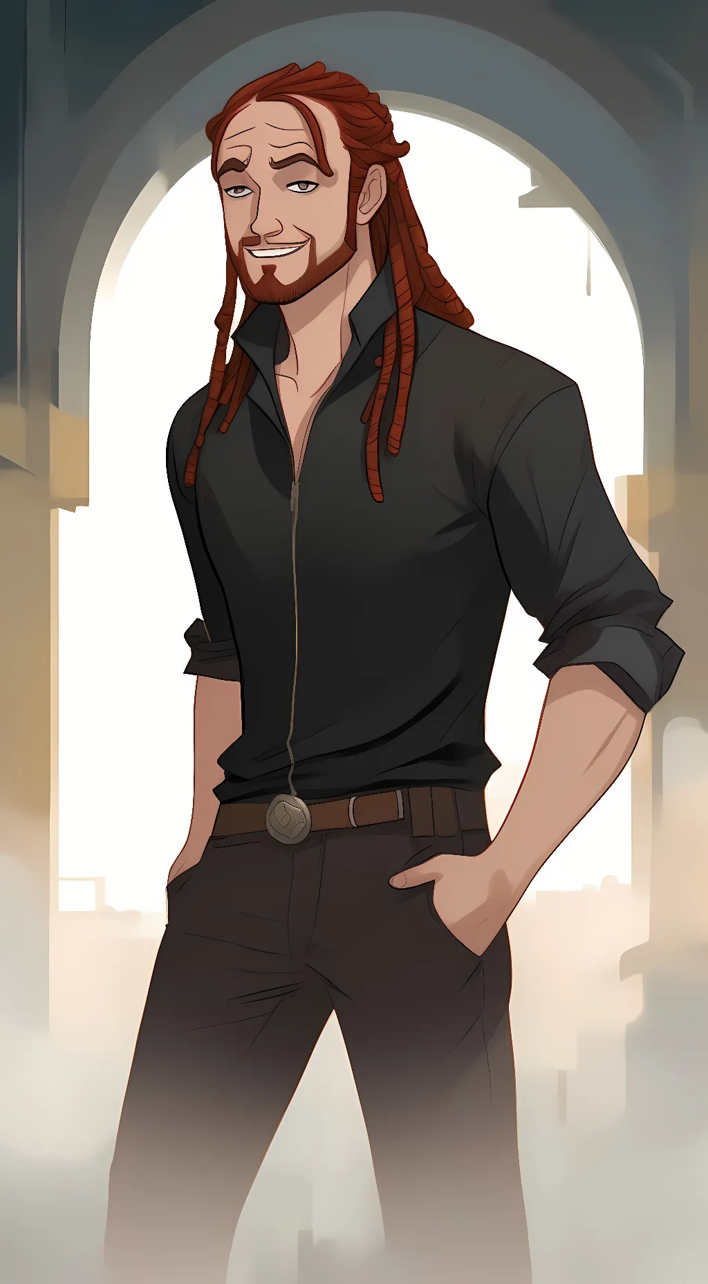ai character: Pickles  background