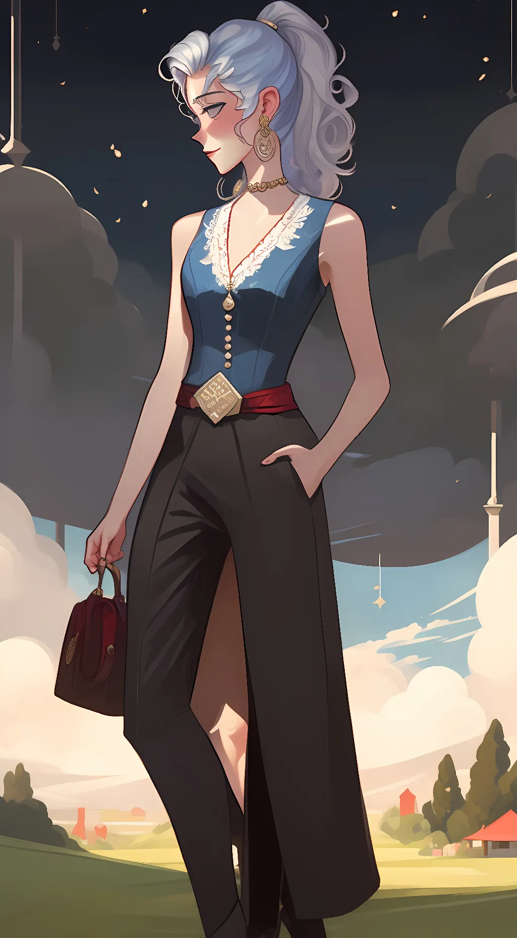 ai character: Amelia background
