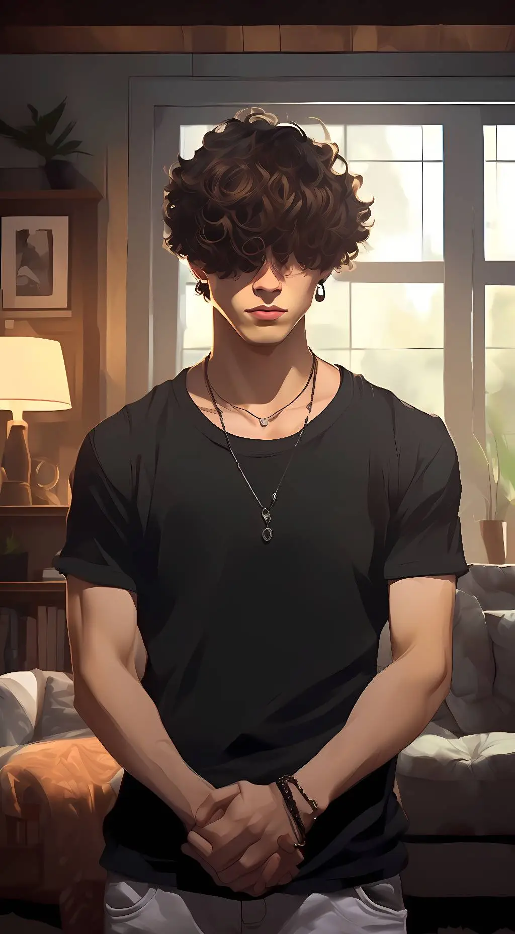 ai character: □conner■valentine□ background