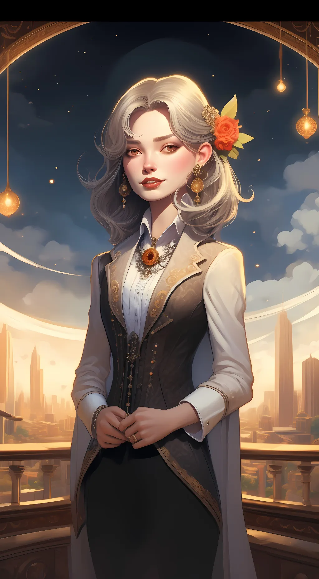 ai character: Railyn  background