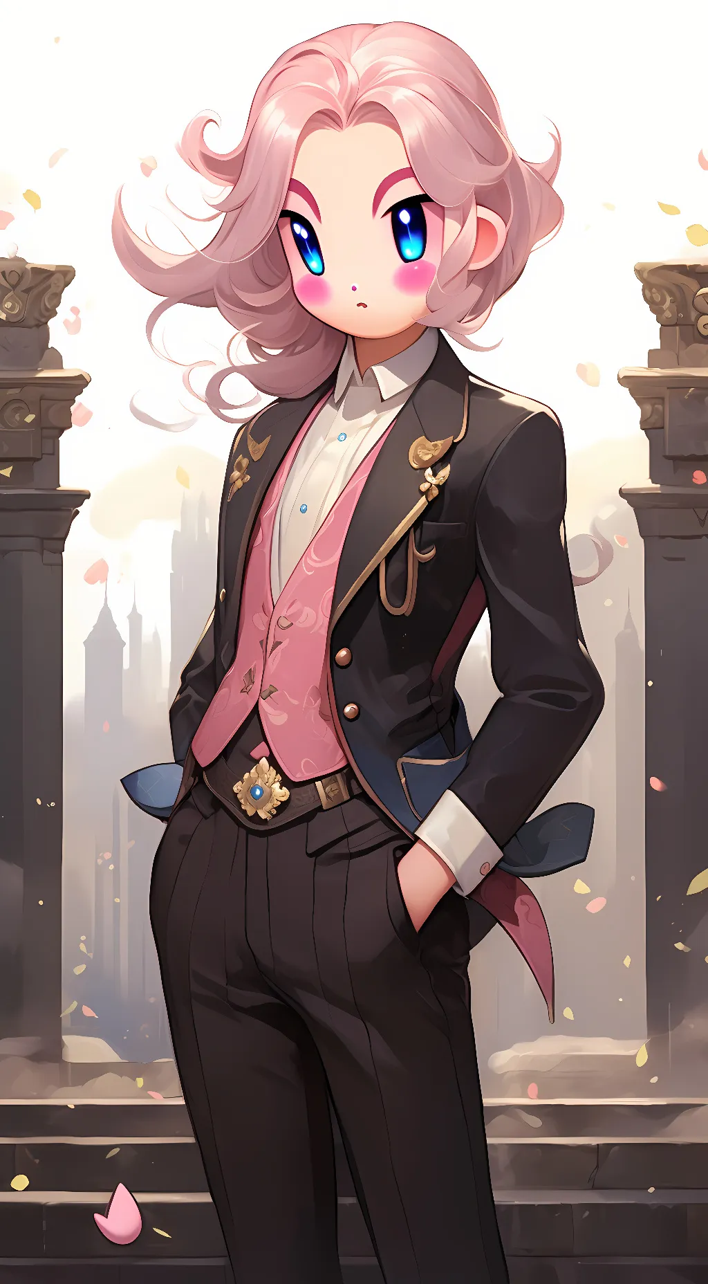 ai character: Kirby background