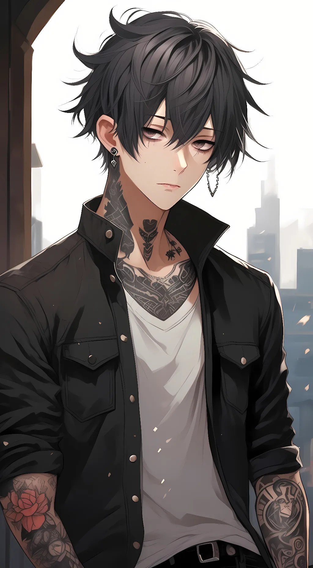 ai character: Kade  background