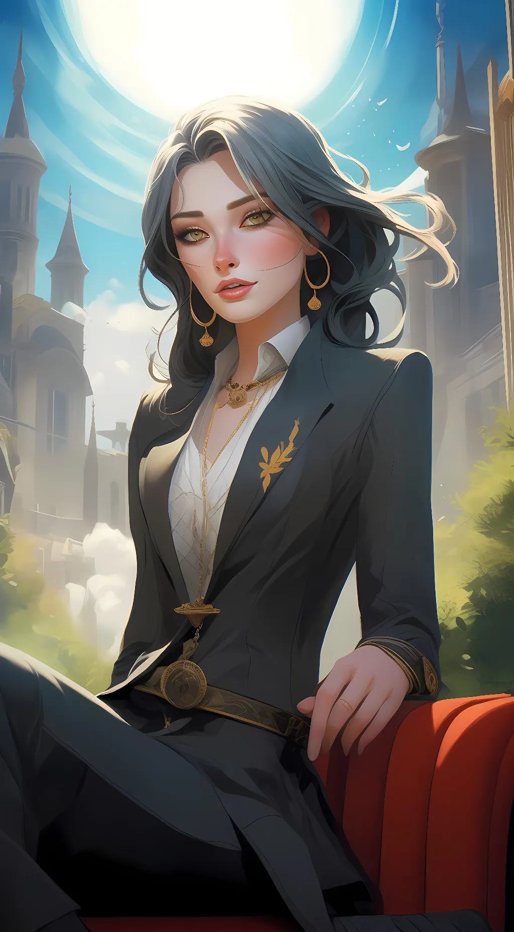 ai character: Amanda background