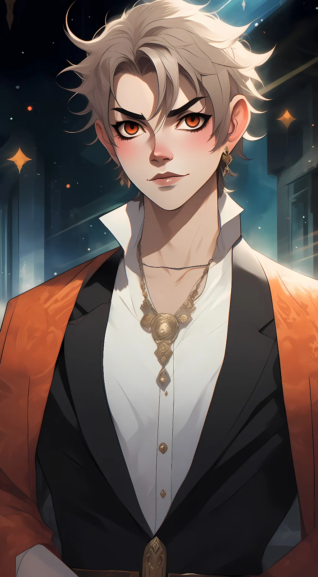 ai character: bakugo katsika background