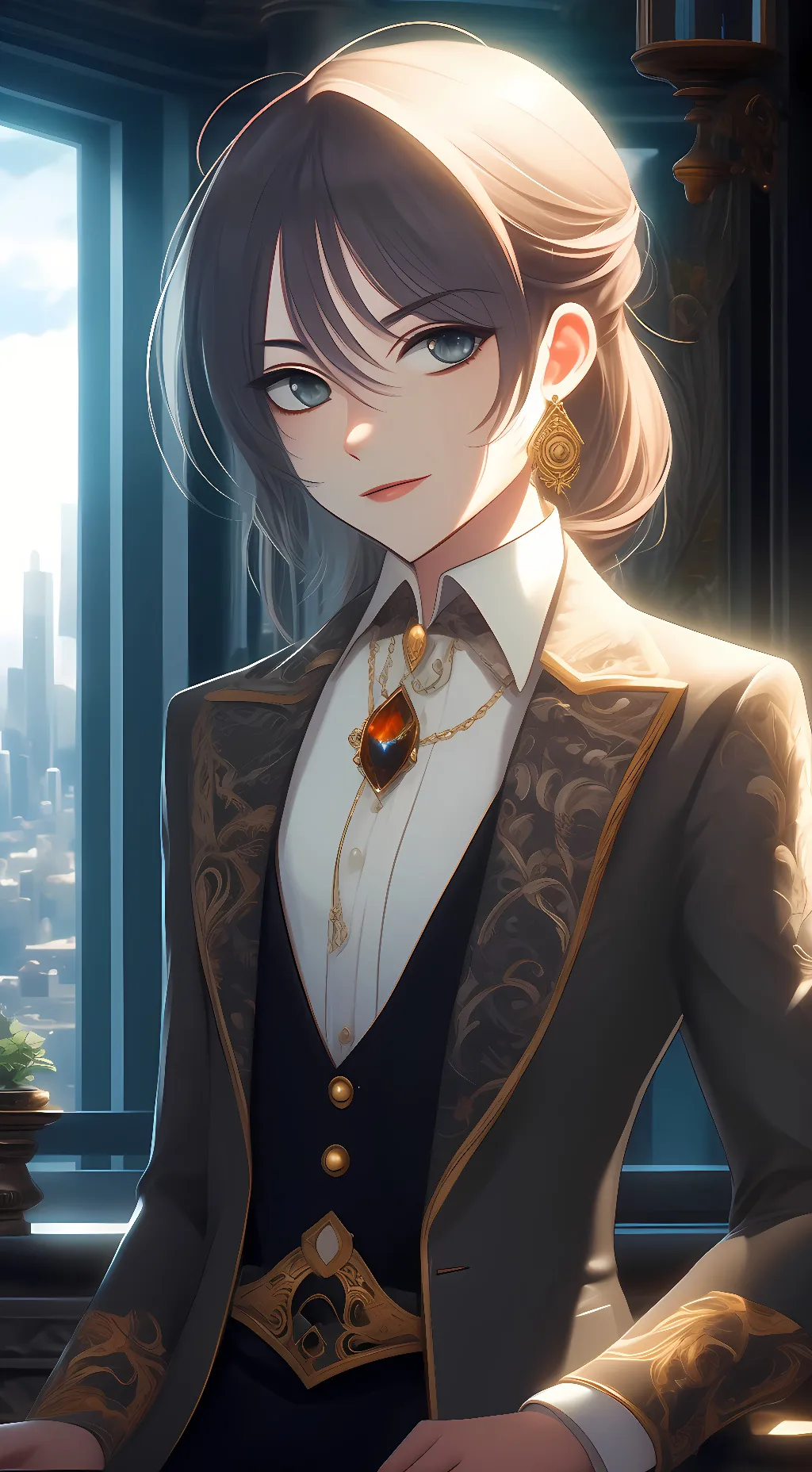 ai character: Shira yosaki background