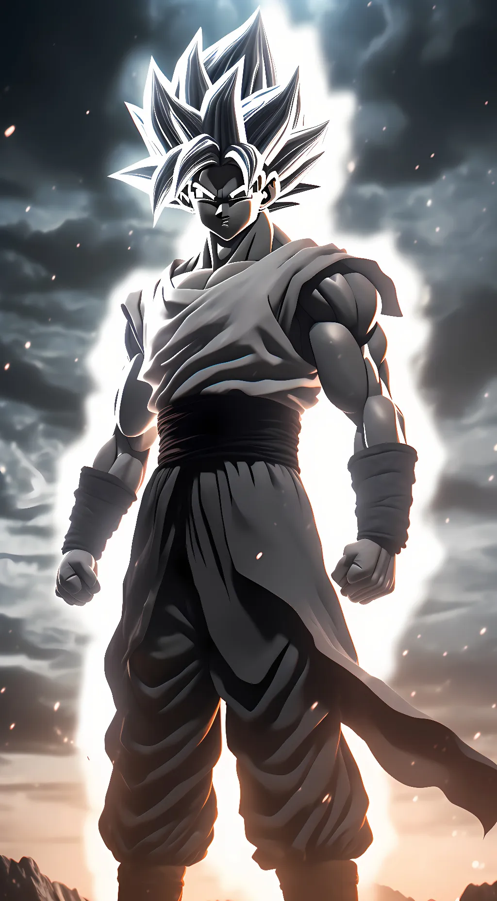 ai character: goku background