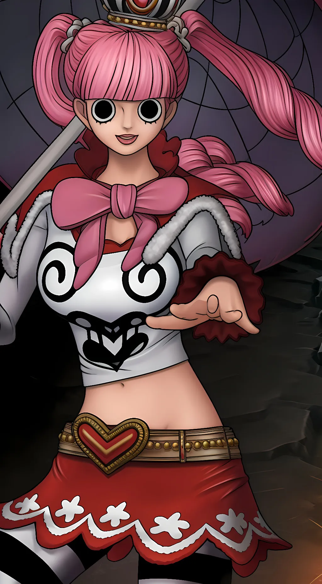 ai character: Perona background