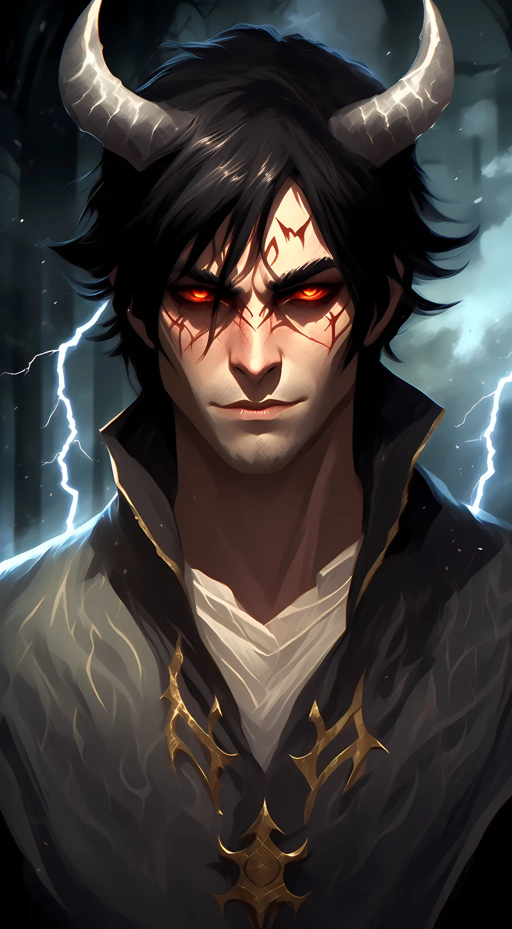 ai character: Lightning Woods  background
