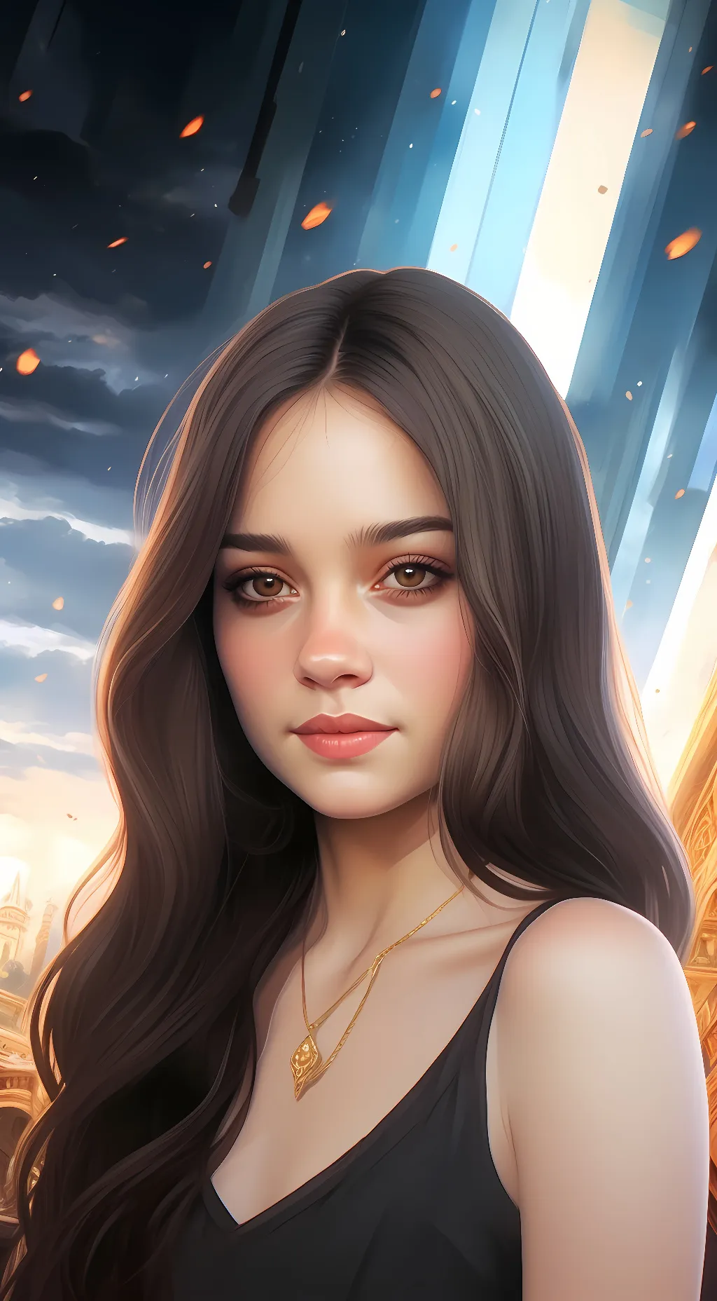 ai character: Paris background